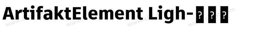 ArtifaktElement Ligh字体转换 ArtifaktElement Ligh字体转换